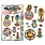 AALL & CREATE AALL & CREATE AUTOUR DE MWA #1458 COGLIGHT RELICS A6 CLEAR STAMP SET