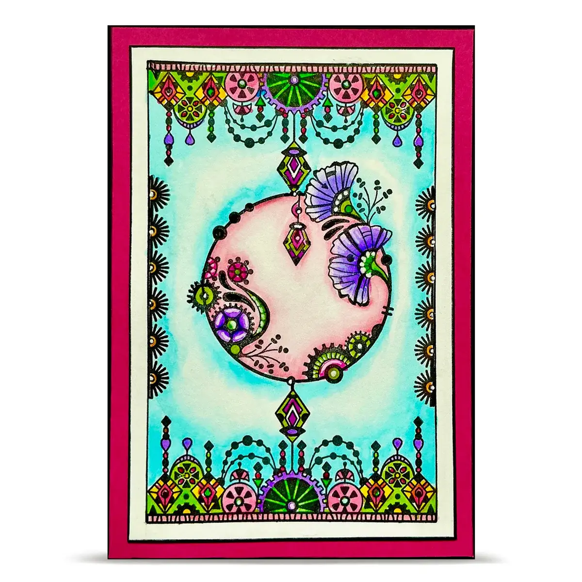 AALL & CREATE AALL & CREATE AZ LINE #1460 CERCLE A6 CLEAR STAMP SET