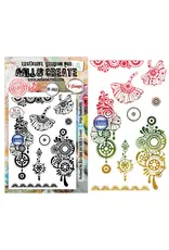 AALL & CREATE AALL & CREATE AZ LINE #1461 FRISE PENDENTIFS A6 CLEAR STAMP SET