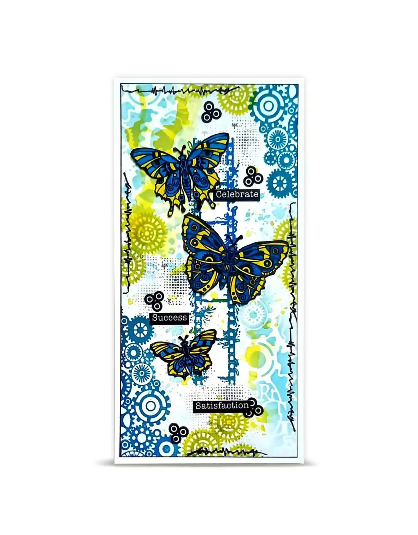 AALL & CREATE AALL & CREATE AZ LINE #1461 FRISE PENDENTIFS A6 CLEAR STAMP SET