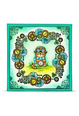 AALL & CREATE AALL & CREATE AZ LINE #1461 FRISE PENDENTIFS A6 CLEAR STAMP SET