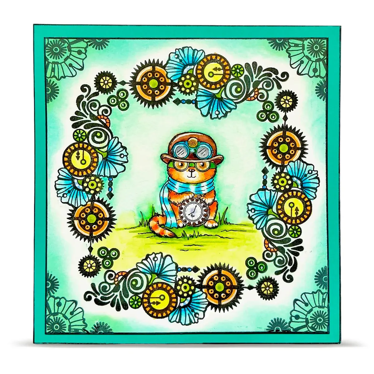 AALL & CREATE AALL & CREATE AZ LINE #1461 FRISE PENDENTIFS A6 CLEAR STAMP SET