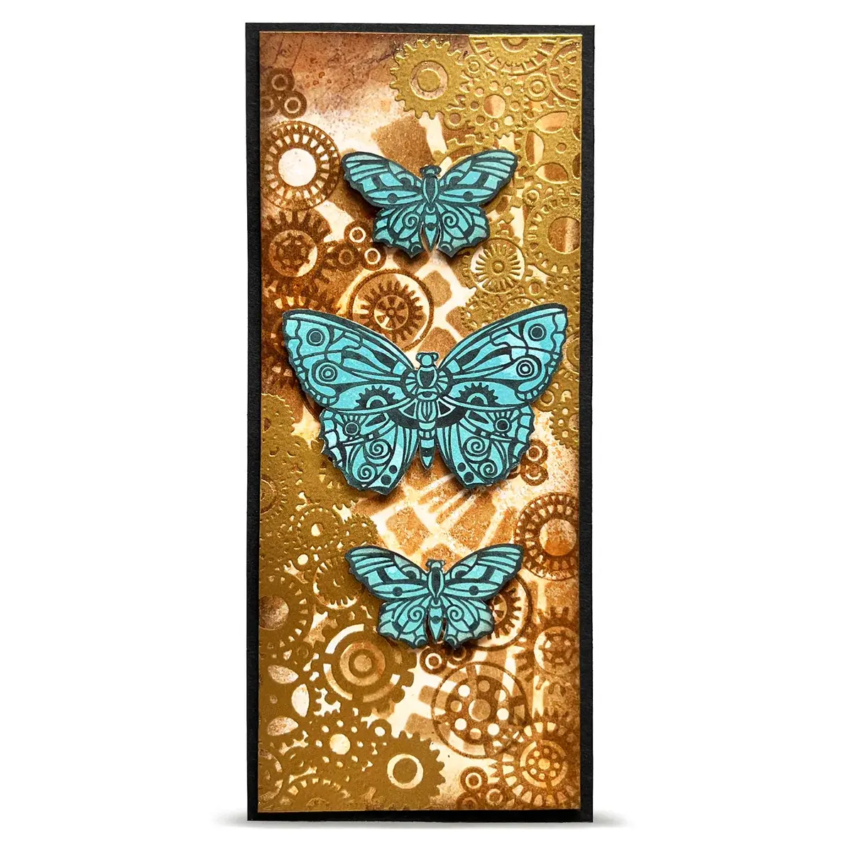 AALL & CREATE AALL & CREATE AZ LINE #1462 PAPILLONS A6 CLEAR STAMP SET