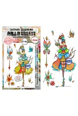 AALL & CREATE AALL & CREATE SOIZIC #1463 AETHER HUNTRESS A6 CLEAR STAMP SET