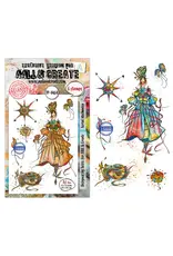 AALL & CREATE AALL & CREATE SOIZIC #1464 AERIAL MECHANICA A6 CLEAR STAMP SET