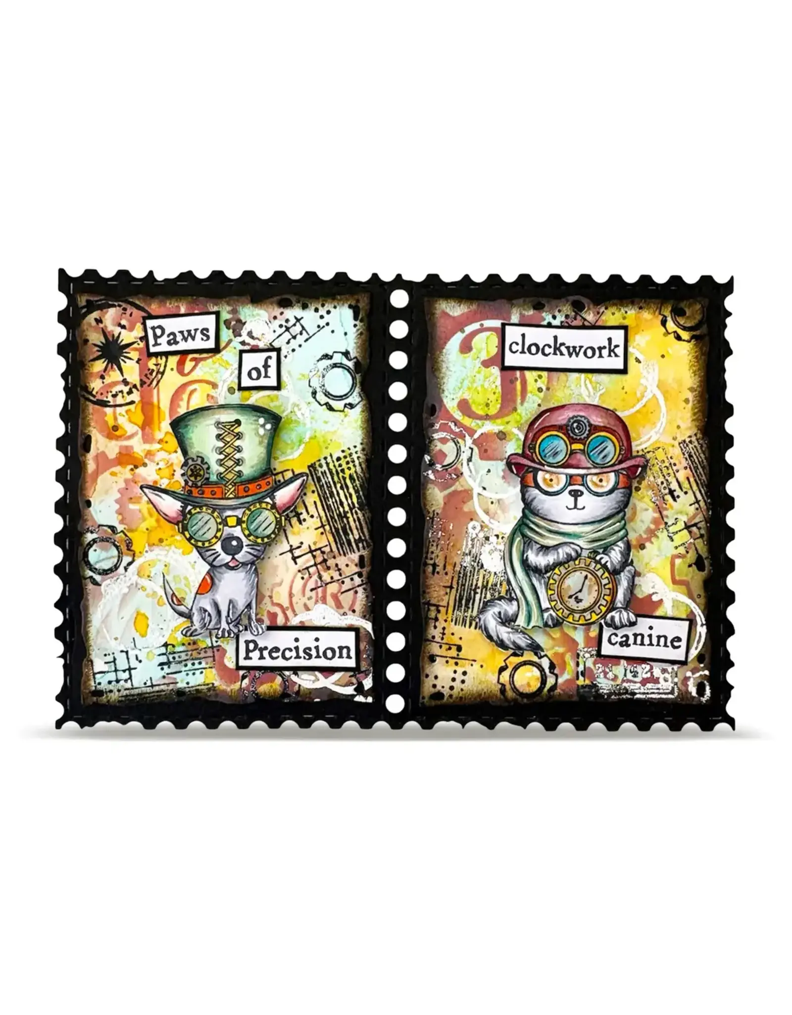 AALL & CREATE AALL & CREATE JANET KLEIN #1373 PRECISION PAWS A7 CLEAR STAMP SET