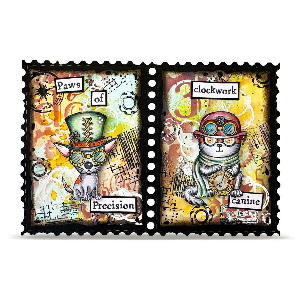 AALL & CREATE AALL & CREATE JANET KLEIN #1373 PRECISION PAWS A7 CLEAR STAMP SET