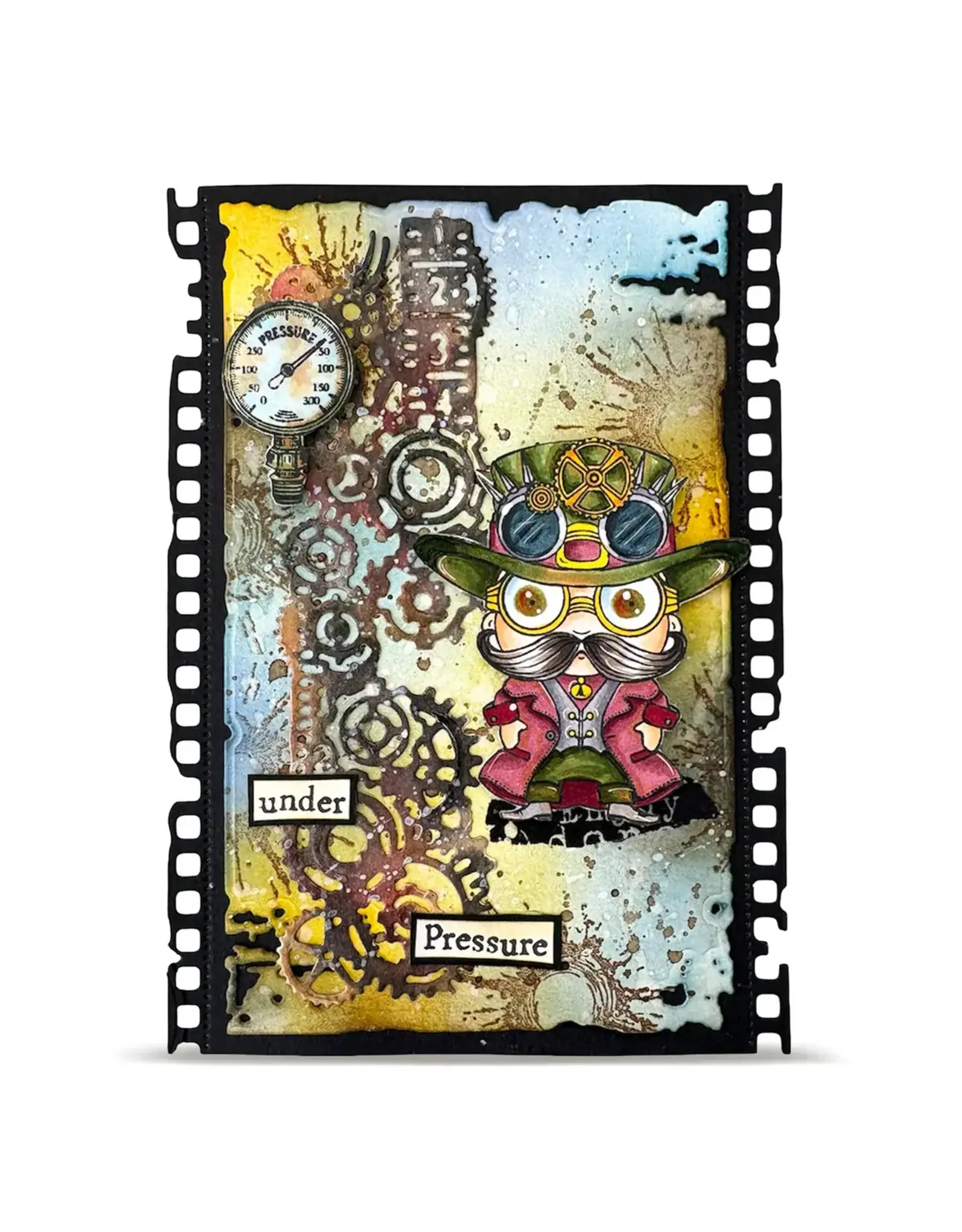 AALL & CREATE AALL & CREATE JANET KLEIN #1374 TIME TINKER A7 CLEAR STAMP SET