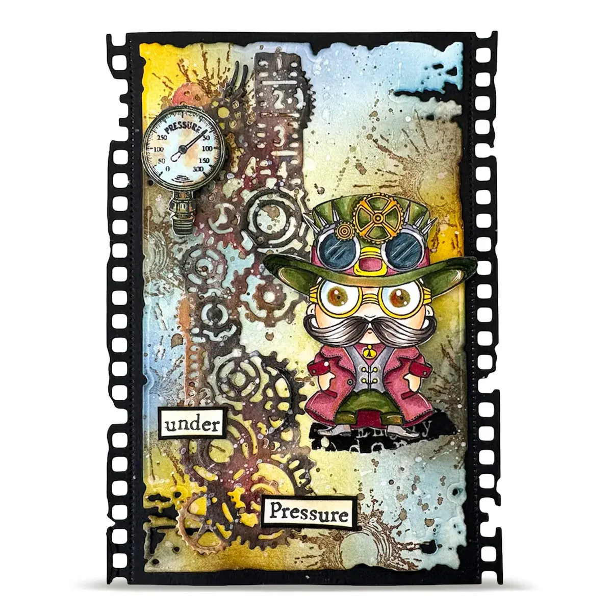 AALL & CREATE AALL & CREATE JANET KLEIN #1374 TIME TINKER A7 CLEAR STAMP SET