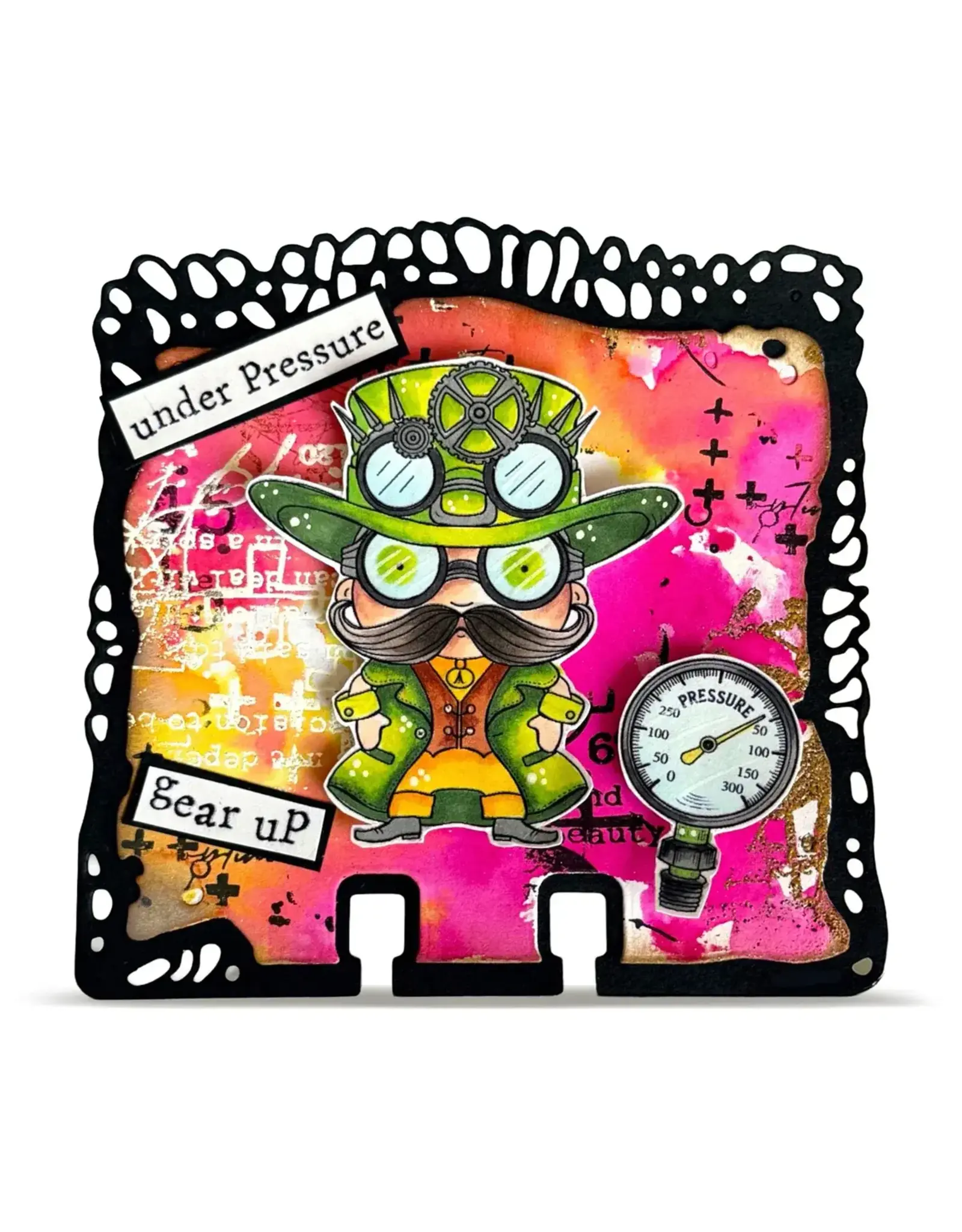 AALL & CREATE AALL & CREATE JANET KLEIN #1374 TIME TINKER A7 CLEAR STAMP SET