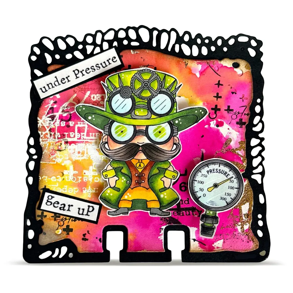 AALL & CREATE AALL & CREATE JANET KLEIN #1374 TIME TINKER A7 CLEAR STAMP SET