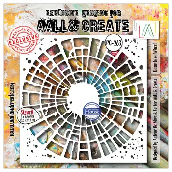 AALL & CREATE AALL & CREATE AUTOUR DE MWA #263 QUANTUM WHEEL 6X6 STENCIL