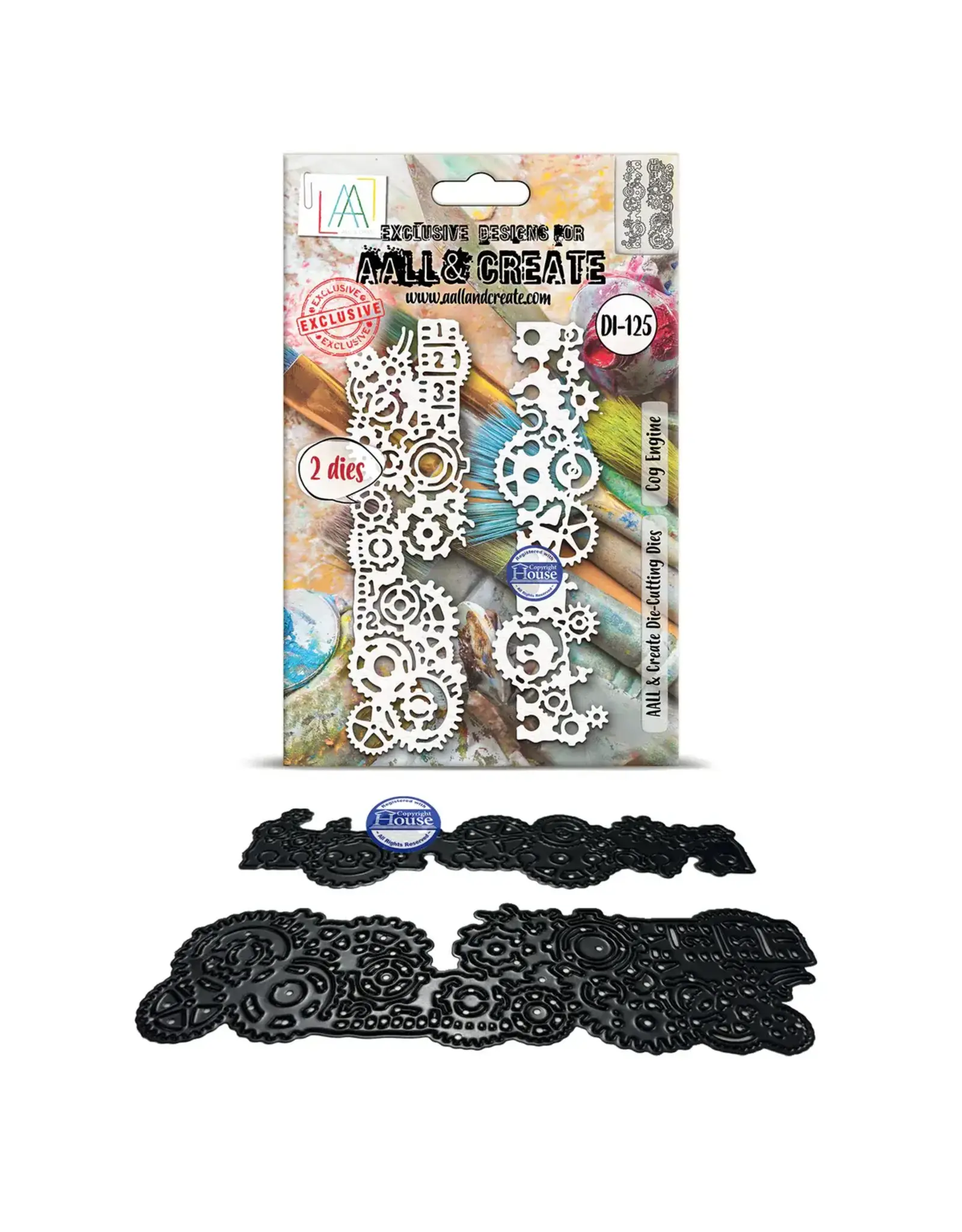 AALL & CREATE AALL & CREATE #125 COG ENGINE DIE SET