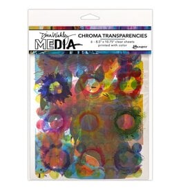 RANGER RANGER DINA WAKLEY MEDIA CHROMA TRANSPARENCIES PAINTED ELEMENTS