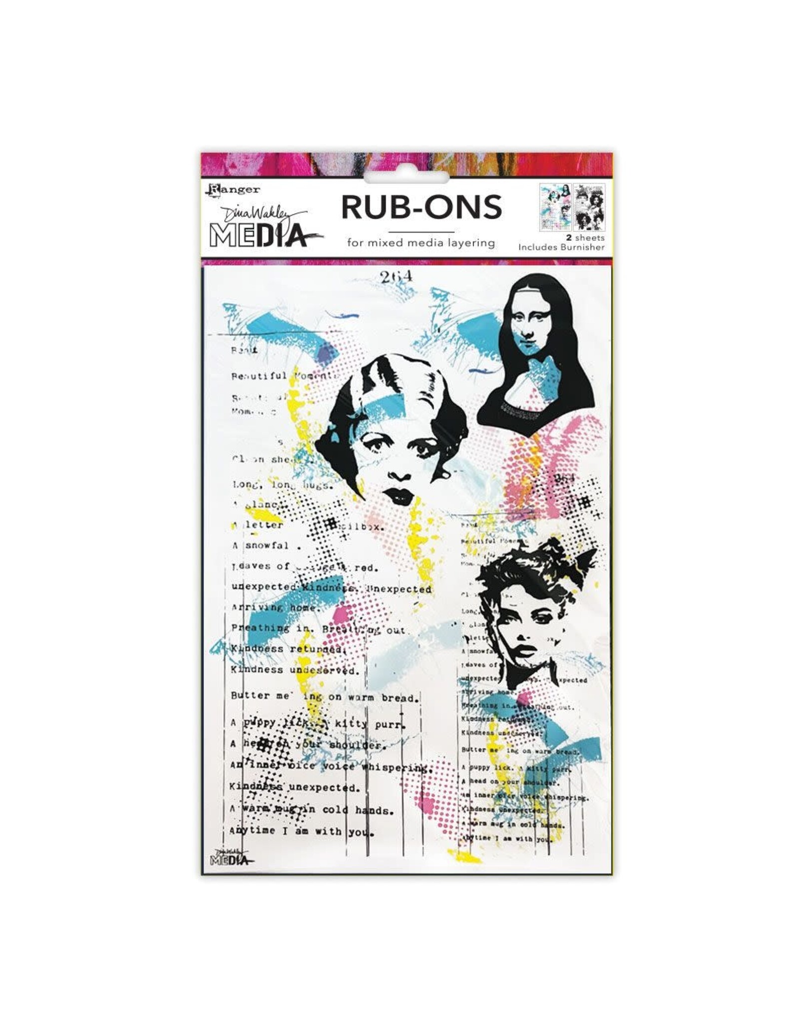 RANGER RANGER DINA WAKLEY MEDIA ON THEIR MIND RUB-ONS
