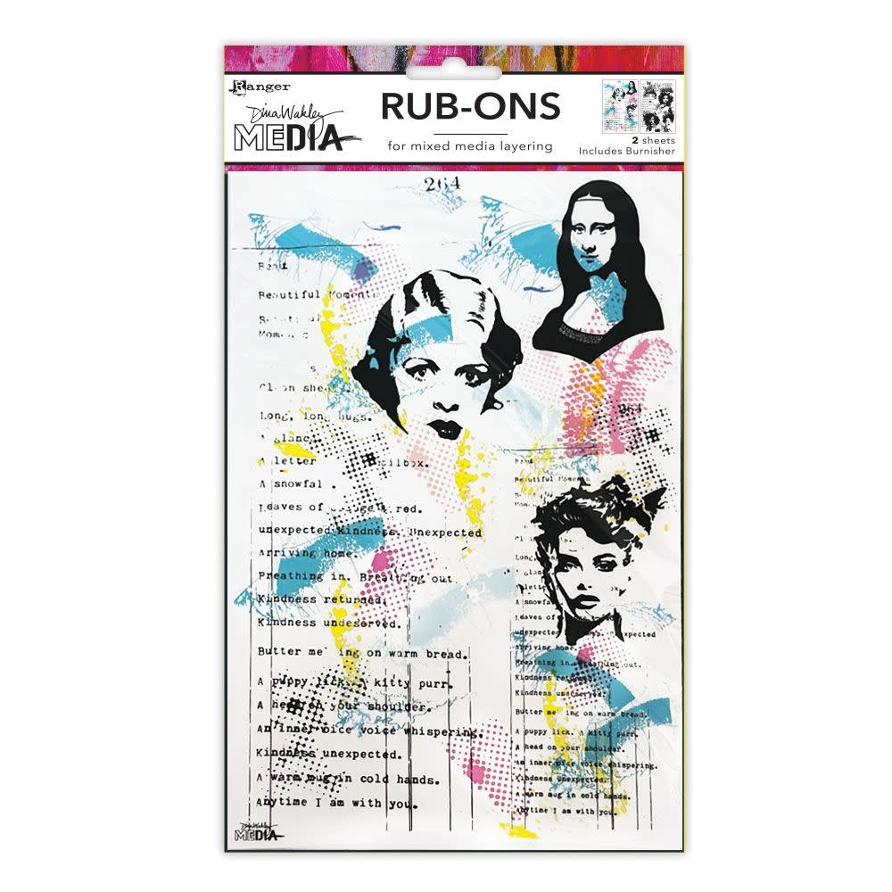 RANGER RANGER DINA WAKLEY MEDIA ON THEIR MIND RUB-ONS