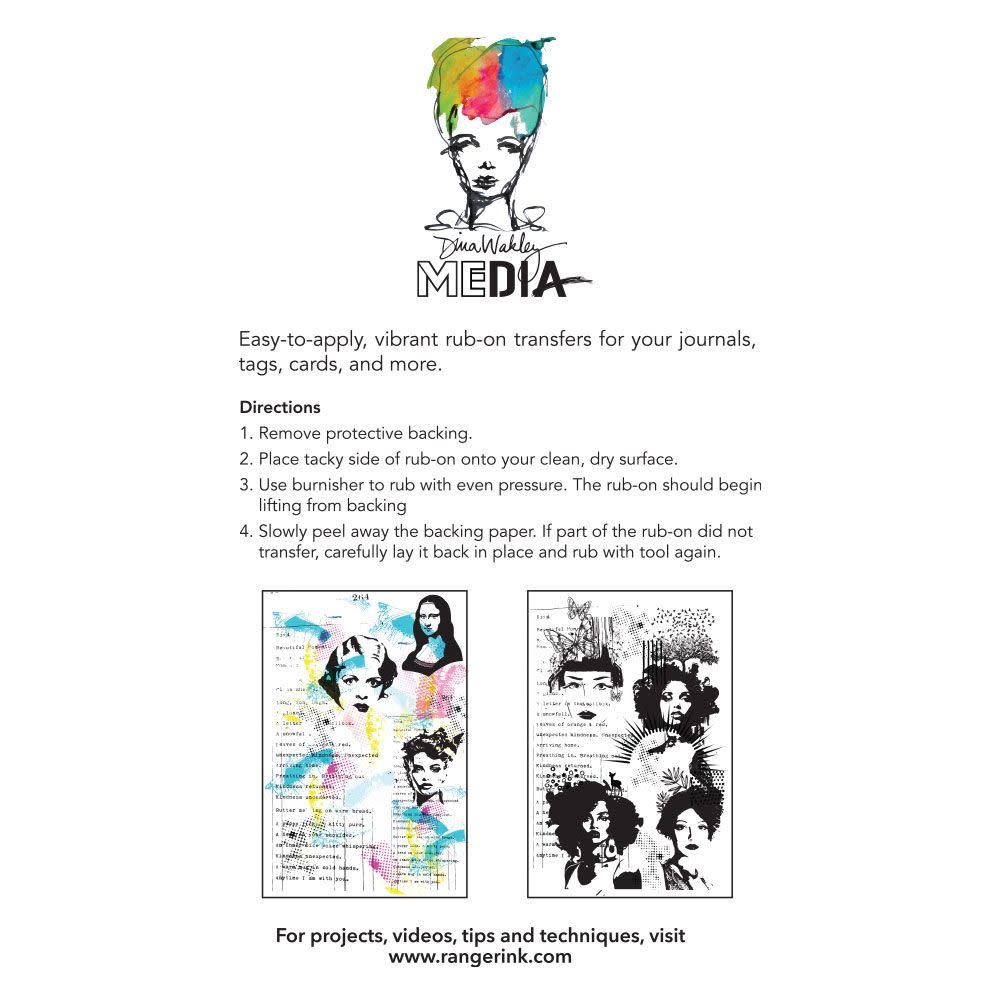RANGER RANGER DINA WAKLEY MEDIA ON THEIR MIND RUB-ONS