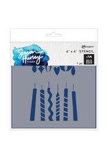 RANGER RANGER SIMON HURLEY BOLD CANDLES 6x6 STENCIL