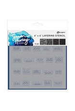 RANGER RANGER SIMON HURLEY GIFTED 6x6 LAYERING STENCIL SET