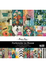PAPER ROSE PAPER ROSE PORTRAITS IN BLOOM 12x12 PAPER COLLECTION