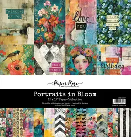 PAPER ROSE PAPER ROSE PORTRAITS IN BLOOM 12x12 PAPER COLLECTION