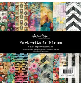 PAPER ROSE PAPER ROSE PORTRAITS IN BLOOM 6x6 PAPER COLLECTION