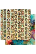 PAPER ROSE PAPER ROSE PORTRAITS IN BLOOM - B 12x12 CARDSTOCK