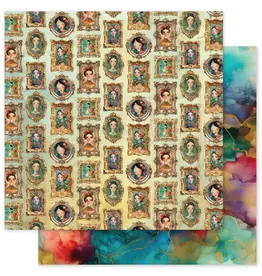 PAPER ROSE PAPER ROSE PORTRAITS IN BLOOM - B 12x12 CARDSTOCK