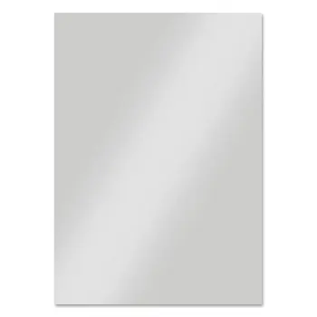 HUNKYDORY CRAFTS LTD. HUNKYDORY STUNNING SILVER A4 MIRRI CARD ESSENTIALS 10 SHEETS