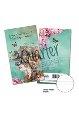 3QUARTER DESIGNS 3QUARTER DESIGNS FLORAL MECHANICA MINI NOTEBOOK