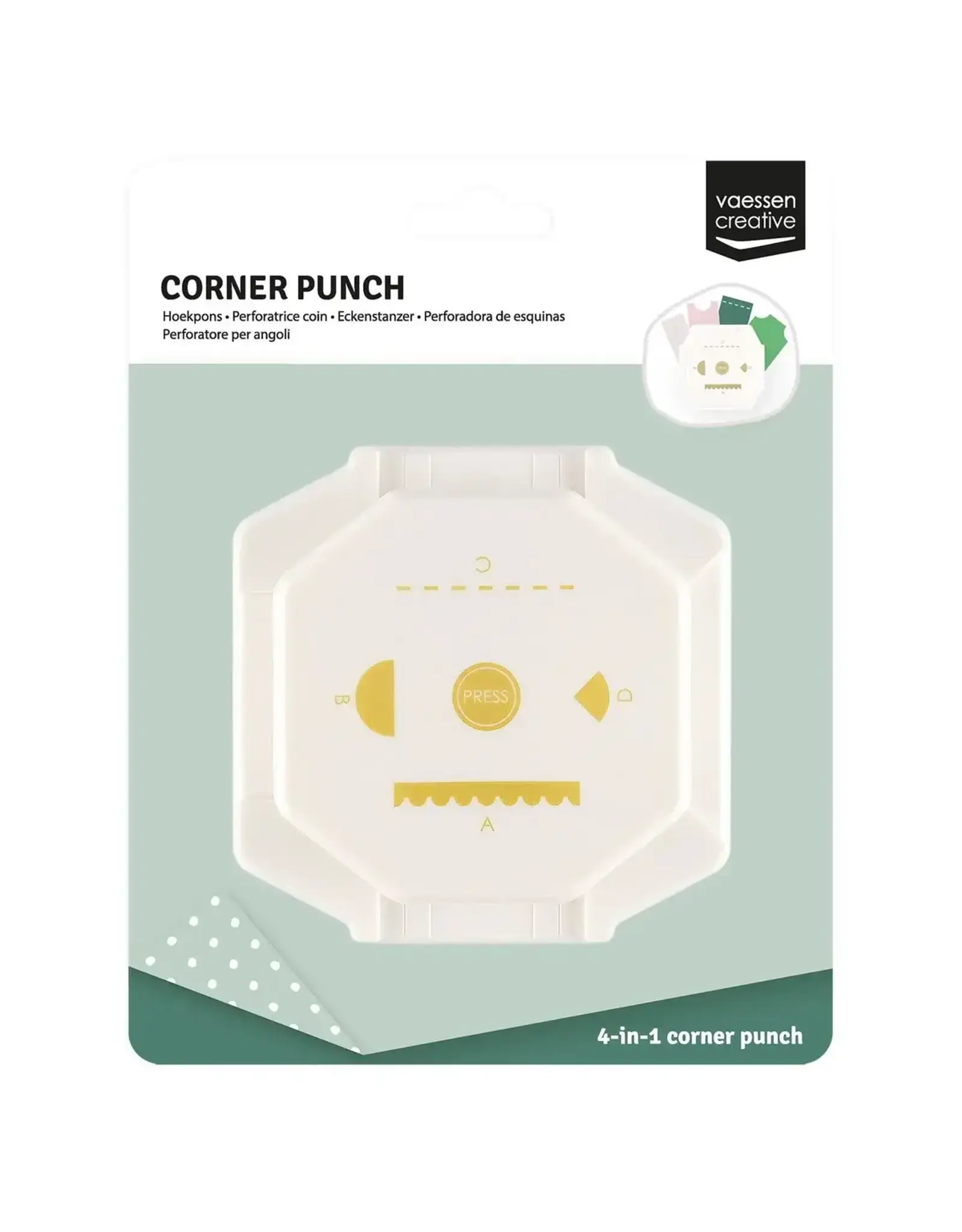 VAESSEN CREATIVE VAESSEN CREATIVE TICKETS 4-IN-1 CORNER PUNCH