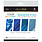 THERMOWEB ICRAFT DECO FOIL COLOR HARMONY TRANSFER SHEETS SHADES OF BLUE  6x6 20 SHEETS
