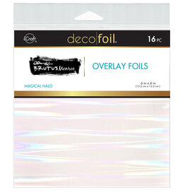 THERMOWEB ICRAFT DECO FOIL BRUTUS MONROE OVERLAY FOILS MAGICAL HALO  6x6 16 SHEETS