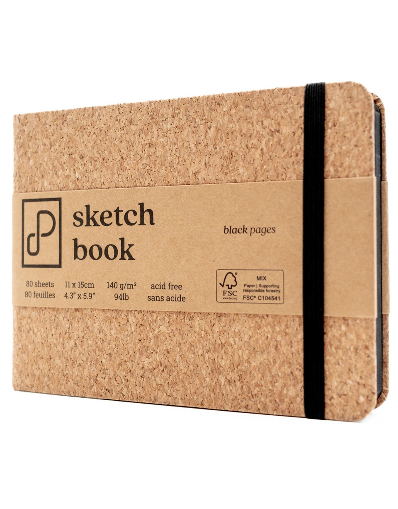 PRISM STUDIO PRISM STUDIO SKETCHBOOK BLACK PAGES 11CMx15CM