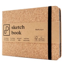 PRISM STUDIO PRISM STUDIO SKETCHBOOK BLACK PAGES 11CMx15CM