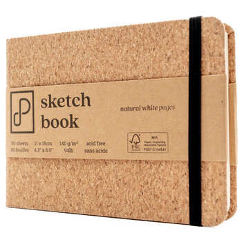 PRISM STUDIO PRISM STUDIO SKETCHBOOK NATURAL WHITE PAGES 11CMx15CM