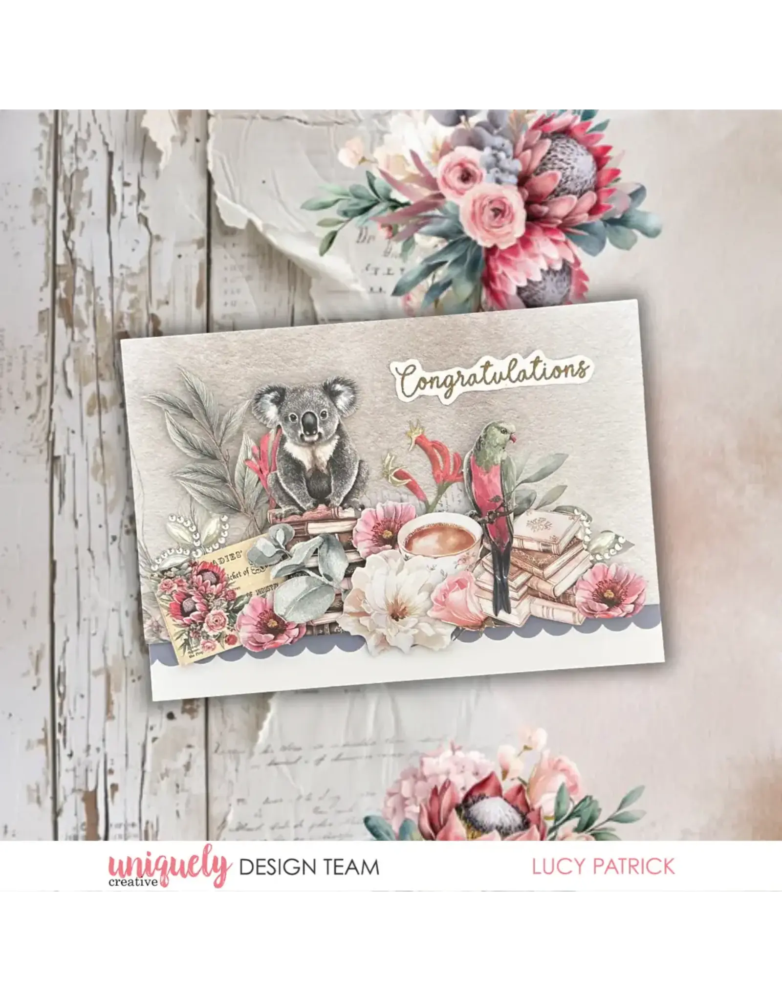 UNIQUELY CREATIVE UNIQUELY CREATIVE CELEBRATION SENTIMENTS CLEAR STAMP SET