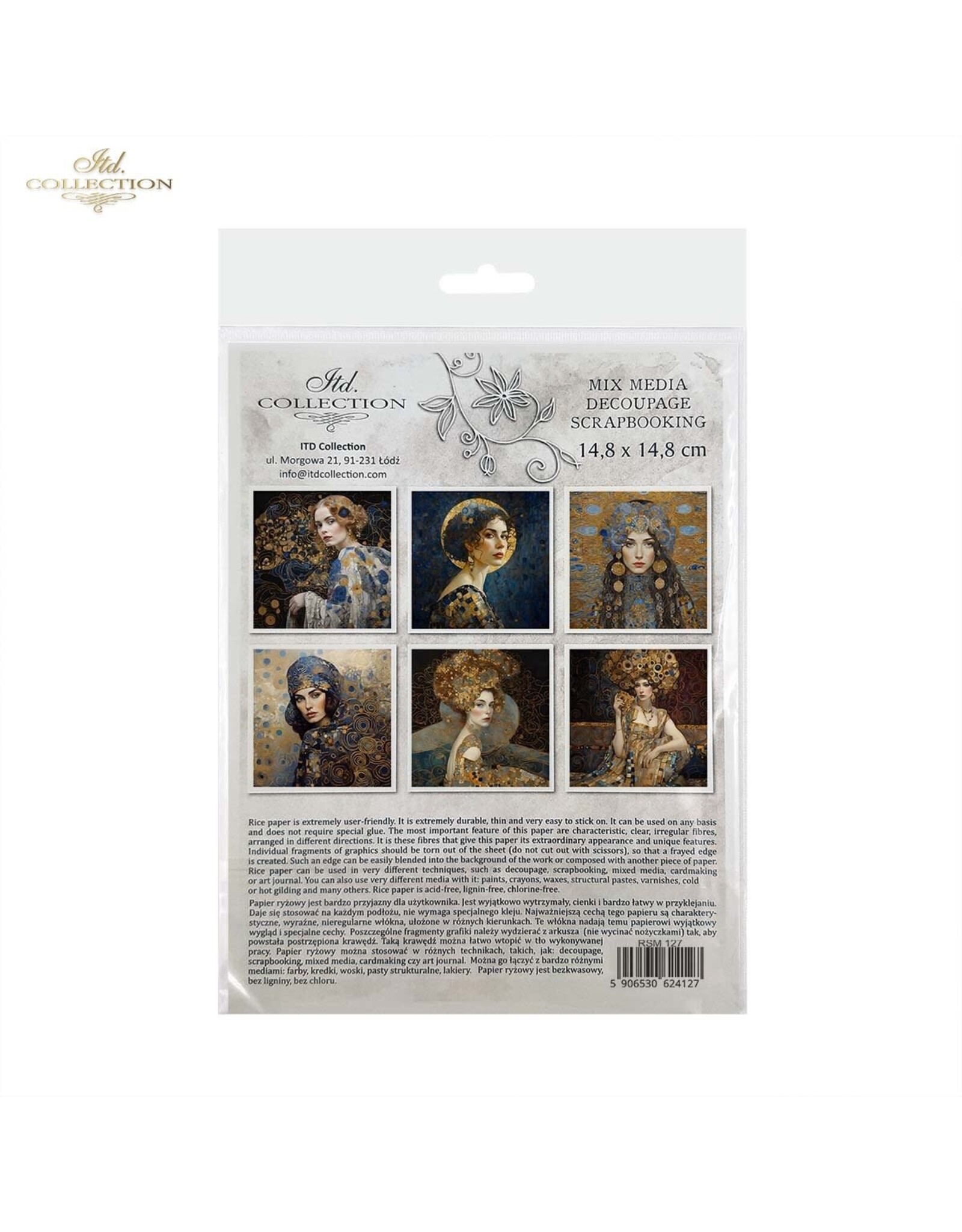 ITD COLLECTION ITD COLLECTION PORTRAITS OF WOMEN MINI RICE PAPER 6/PK