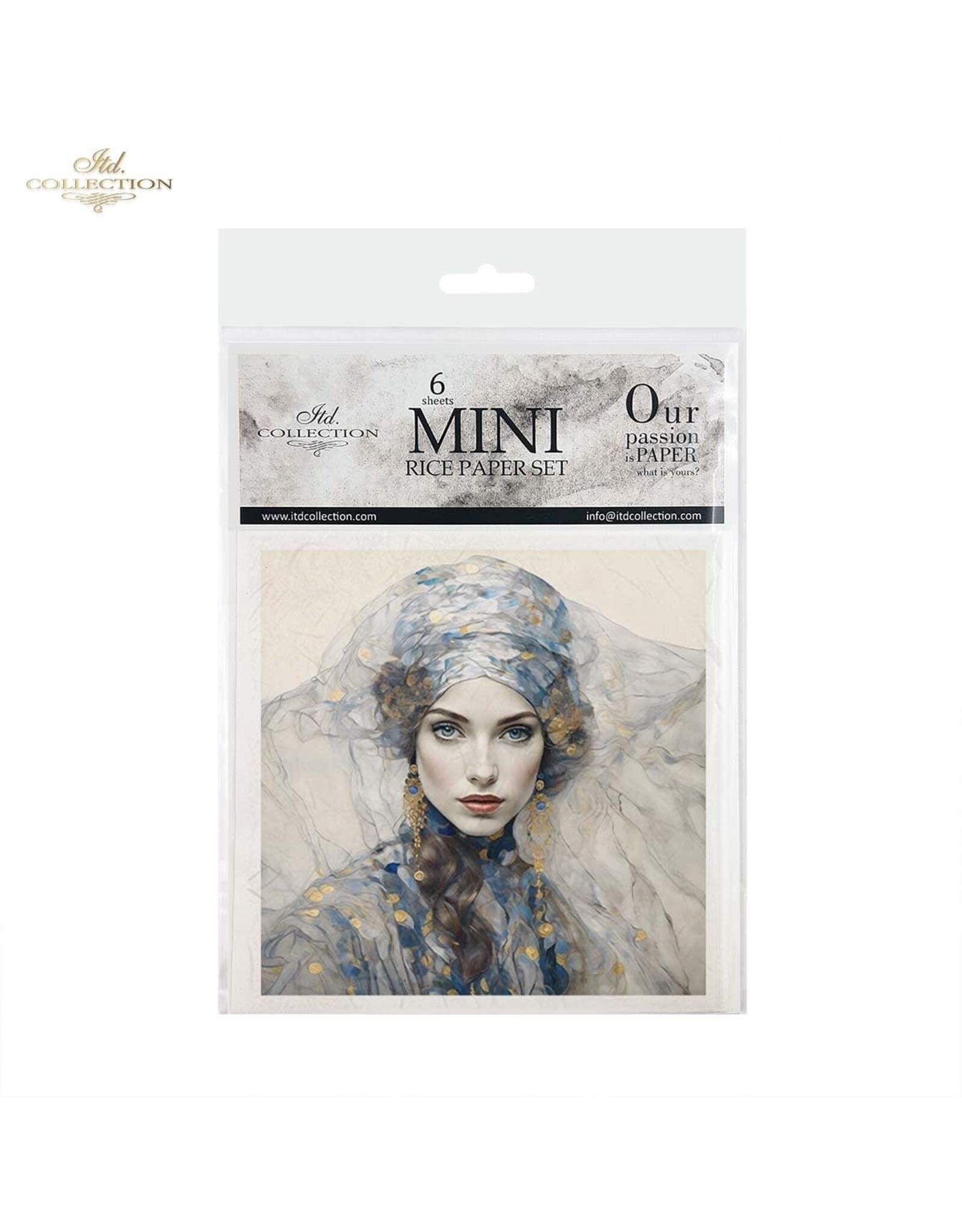 ITD COLLECTION ITD COLLECTION PORTRAITS OF WOMEN 2 MINI RICE PAPER 6/PK