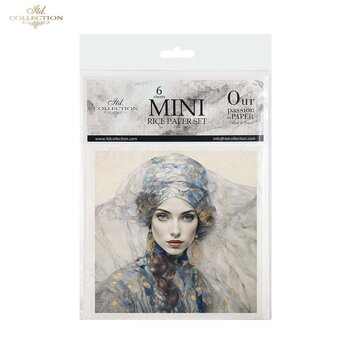 ITD COLLECTION ITD COLLECTION PORTRAITS OF WOMEN 2 MINI RICE PAPER 6/PK