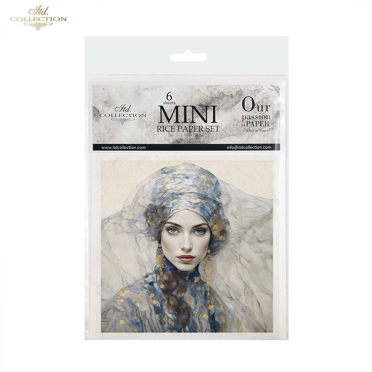 ITD COLLECTION ITD COLLECTION PORTRAITS OF WOMEN 2 MINI RICE PAPER 6/PK
