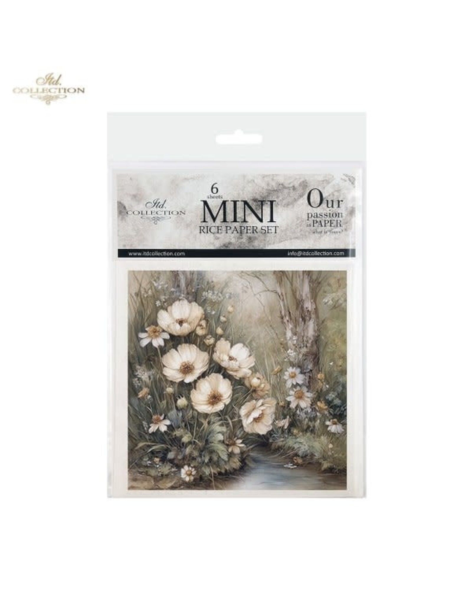 ITD COLLECTION ITD COLLECTION RSM238 MINI RICE PAPER 6/PK
