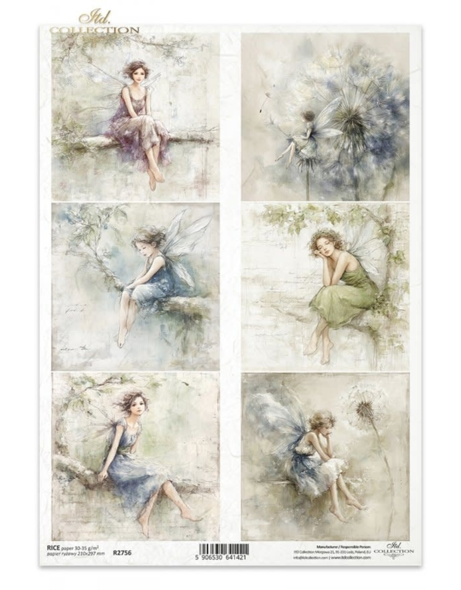 ITD COLLECTION ITD COLLECTION R2756 A4 RICE PAPER