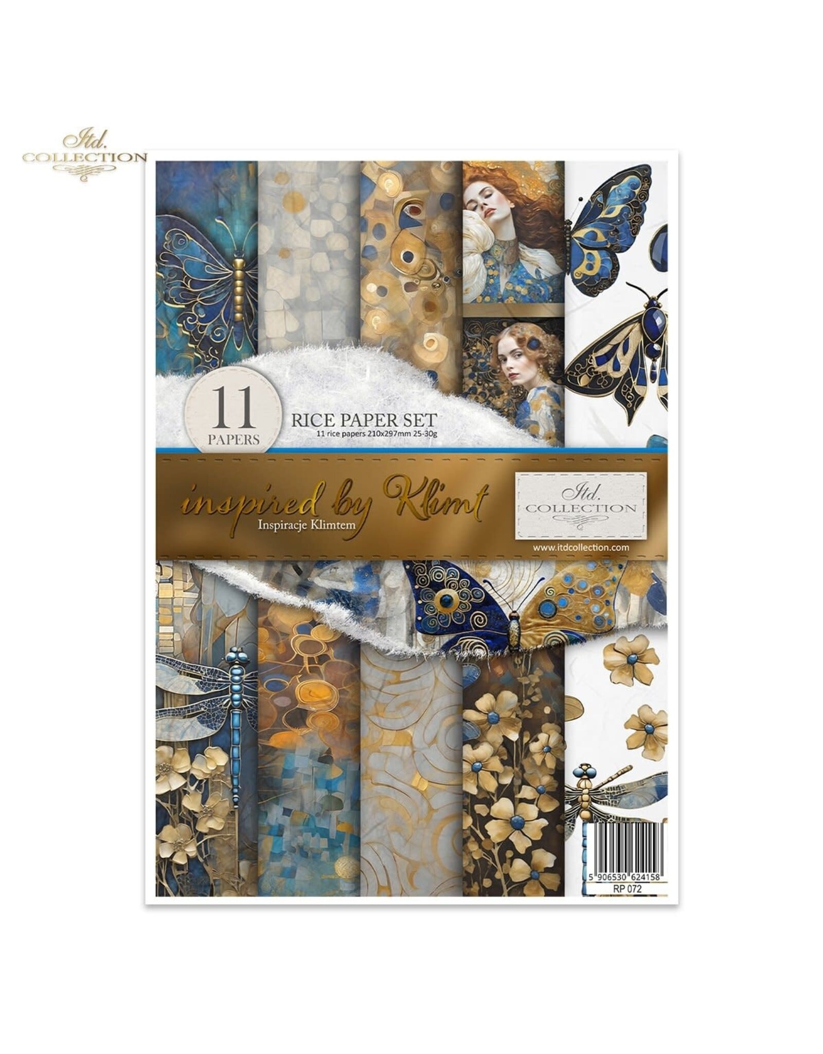 ITD COLLECTION ITD COLLECTION RP072 CREATIVE A4 RICE PAPER SET 11/PK