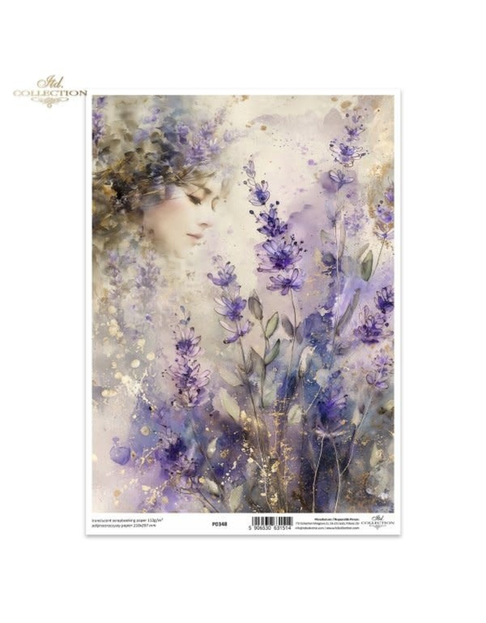 ITD COLLECTION ITD COLLECTION GARDEN OF MUSES A4 TRANSLUCENT PAPER