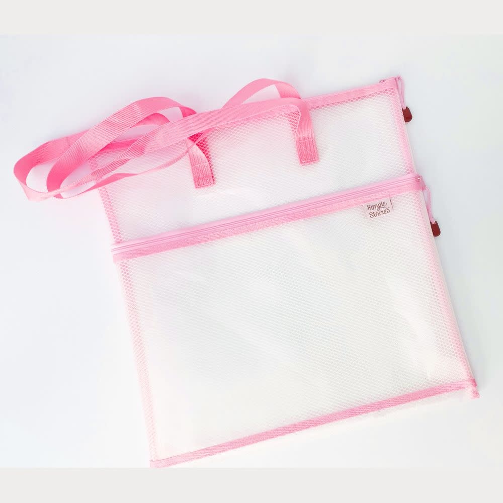SIMPLE STORIES SIMPLE STORIES PINK CRAFT BAG