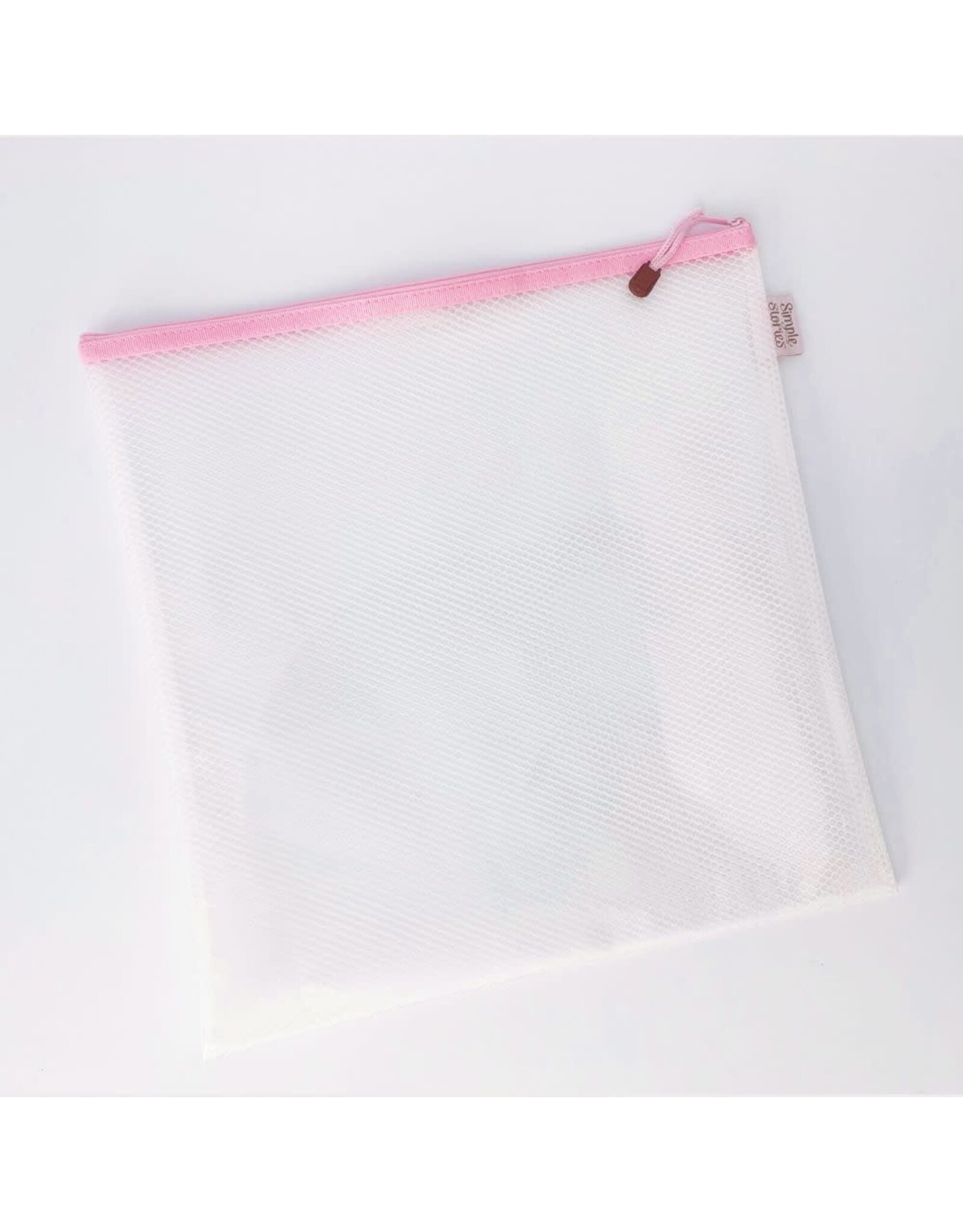 SIMPLE STORIES SIMPLE STORIES PINK LARGE CRAFT STORAGE POUCH