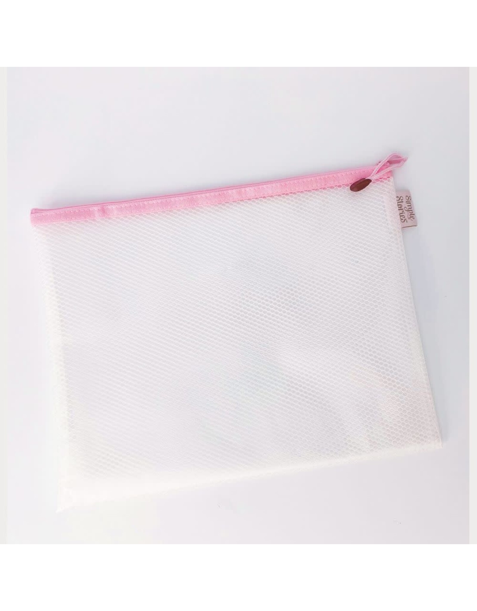 SIMPLE STORIES SIMPLE STORIES PINK MEDIUM CRAFT STORAGE POUCH