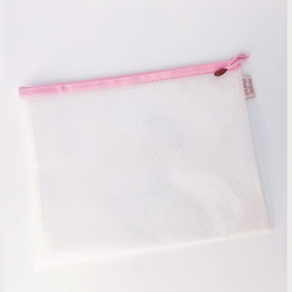 SIMPLE STORIES SIMPLE STORIES PINK MEDIUM CRAFT STORAGE POUCH