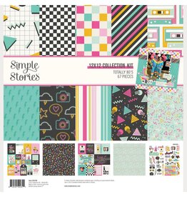 SIMPLE STORIES SIMPLE STORIES TOTALLY 80'S 12x12 COLLECTION KIT